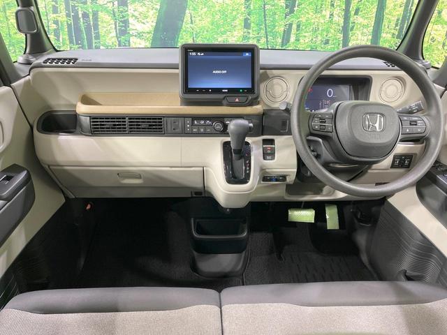 Ｎ－ＢＯＸ ベースグレード　禁煙　純正９型ディスプレーオーディオ　両側電動スライドドア　バックカメラ　衝突被害軽減システム　コーナーセンサー　スマートキー　ＬＥＤヘッド　ＥＴＣ　オートハイビーム　車線逸脱警報（2枚目）