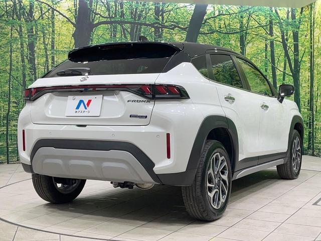 フロンクス ベースグレード 4WD 禁煙車 衝突軽減装置 純正9型ナビ 全周囲カメラ レーダークルーズ ブラインドスポットモニター ヘッドアップディスプレイ 前席シートヒーター 合皮シート LEDヘッド スマートキー(17枚目)