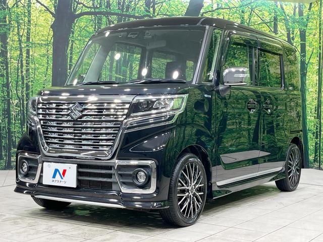 スペーシアカスタム ハイブリッドGS 4WD 禁煙車 純正8インチナビ 電動スライドドア 衝突被害軽減 ドラレコ コーナーセンサー スマートキー LEDヘッド ETC オートハイビーム オートライト オートエアコン Bluetooth(50枚目)