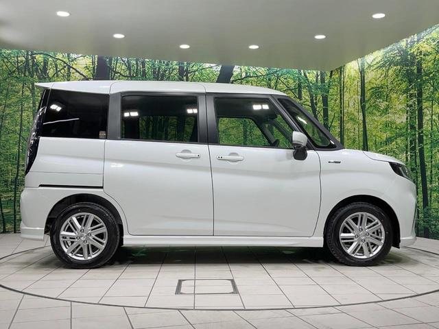 ソリオ ハイブリッドＭＺ　登録済未使用車　衝突軽減装置　純正９型ナビ　全周囲カメラ　レーダークルーズ　両側電動スライド　コーナーセンサー　ＬＥＤヘッド　ブラインドスポットモニター　ＣＤ　ＤＶＤ　シートヒーター（57枚目）