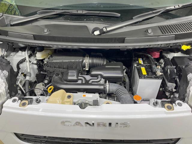 ムーヴキャンバス ストライプスG 禁煙車 衝突軽減装置 SDナビ バックカメラ 両側電動スライド LEDヘッド ETC 前席シートヒーター スマートキー オートエアコン オートライト 電動パーキング オートハイビーム(18枚目)