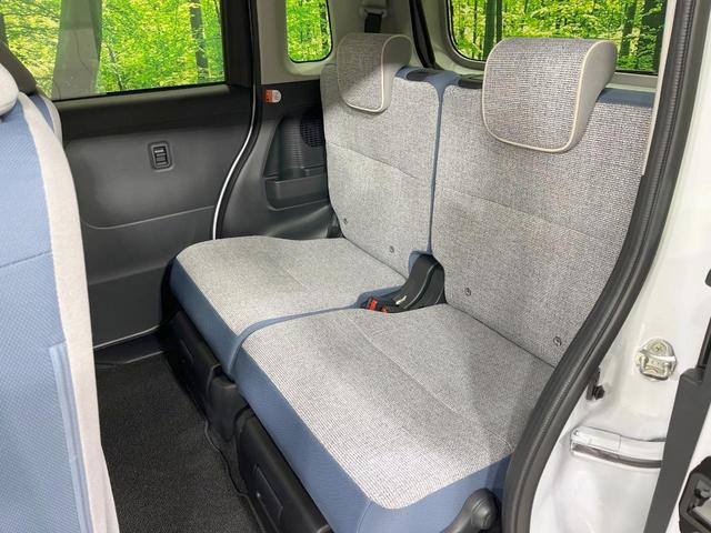 ムーヴキャンバス ストライプスG 禁煙車 衝突軽減装置 SDナビ バックカメラ 両側電動スライド LEDヘッド ETC 前席シートヒーター スマートキー オートエアコン オートライト 電動パーキング オートハイビーム(47枚目)