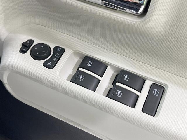 ムーヴキャンバス ストライプスG 禁煙車 衝突軽減装置 SDナビ バックカメラ 両側電動スライド LEDヘッド ETC 前席シートヒーター スマートキー オートエアコン オートライト 電動パーキング オートハイビーム(53枚目)