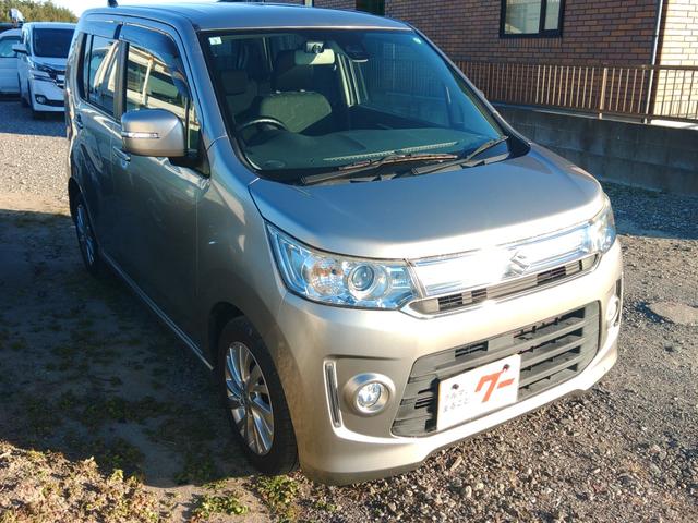 ワゴンＲスティングレー Ｘ　ドライブレコーダー　衝突被害軽減システム　オートライト　ＨＩＤ　スマートキー　アイドリングストップ　シートヒーター　ベンチシート　ＣＶＴ　盗難防止システム　ＡＢＳ　ＥＳＣ　ＣＤ　ＵＳＢ　アルミホイール（13枚目）