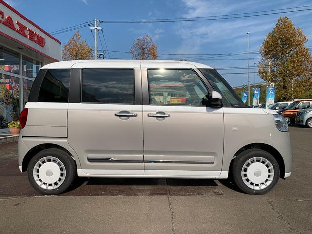 ムーヴキャンバス ストライプスG 純正9インチディスプレイオーディオ 届出済未使用車/衝突被害軽減ブレーキ/前後クリアランスソナー/両側オートスライド/フルセグTVナビ/Bluetooth/HDMI対応/スマホ連携/バックカメラ/運転席助手席ヒートヒーター/LEDライト(22枚目)