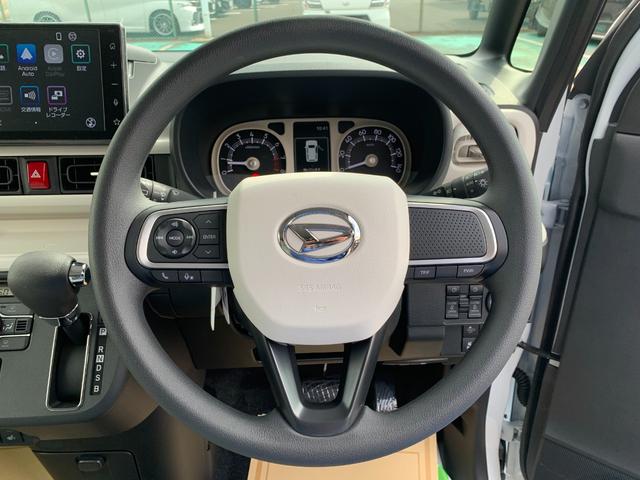 ムーヴキャンバス ストライプスG 純正9インチディスプレイオーディオ 届出済未使用車/衝突被害軽減ブレーキ/前後クリアランスソナー/両側オートスライド/フルセグTVナビ/Bluetooth/HDMI対応/スマホ連携/バックカメラ/運転席助手席ヒートヒーター/LEDライト(46枚目)