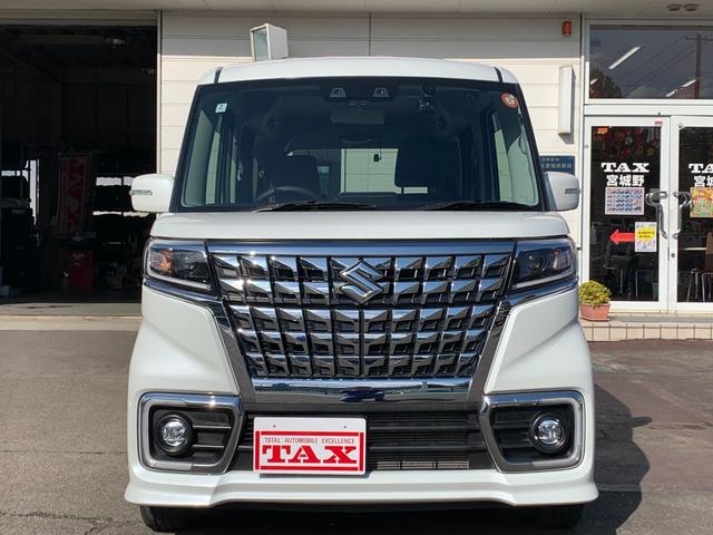 スペーシアカスタム ハイブリッドXS 4WD /届出済未使用車/衝突被害軽減ブレーキ/後方クリアランスソナー/両側オートスライド/8型フルセグTVナビ/Bluetooth/CD録音/バックカメラ/ドラレコ前後/アダプティブクルーズ/シートヒーター(18枚目)