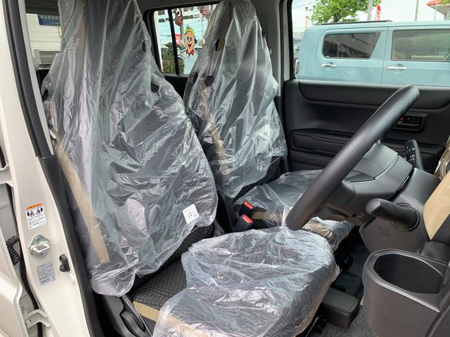 ハスラー ハイブリッドG /届出済未使用車/衝突被害軽減ブレーキ/後方クリアランスソナー/プッシュスタート/オートエアコン/LEDオートライト/アダプティブクルーズ/運転席助手席シートヒーター/全面UVカット機能付ガラス(56枚目)