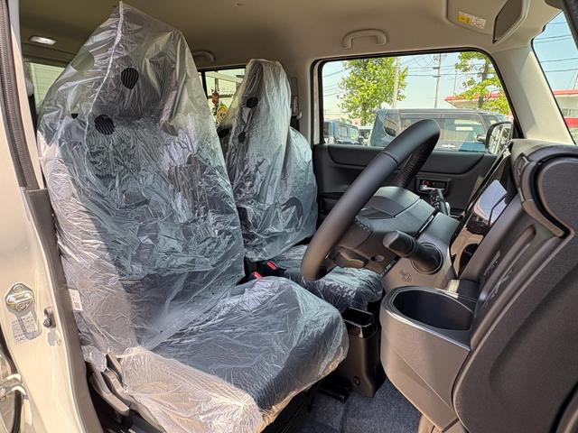 ハスラー ハイブリッドＸ　／届出済未使用車／衝突被害軽減ブレーキ／後方クリアランスソナー／アダプティブクルーズ／ナノイーＸ搭載オートエアコン／運転駅助手席シートヒータ／全面プレミアムＵＶ＆ＩＲカットガラス／パーソナルテーブル（64枚目）