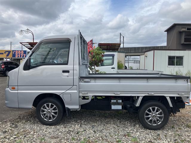 サンバートラック  4WD 軽トラック MT アルミホイール エアコン パワーステアリング 運転席エアバッグ カセット(4枚目)