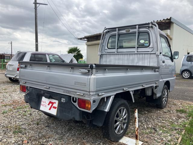 サンバートラック  4WD 軽トラック MT アルミホイール エアコン パワーステアリング 運転席エアバッグ カセット(7枚目)