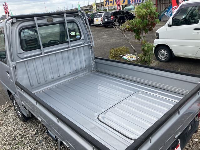 サンバートラック  4WD 軽トラック MT アルミホイール エアコン パワーステアリング 運転席エアバッグ カセット(8枚目)