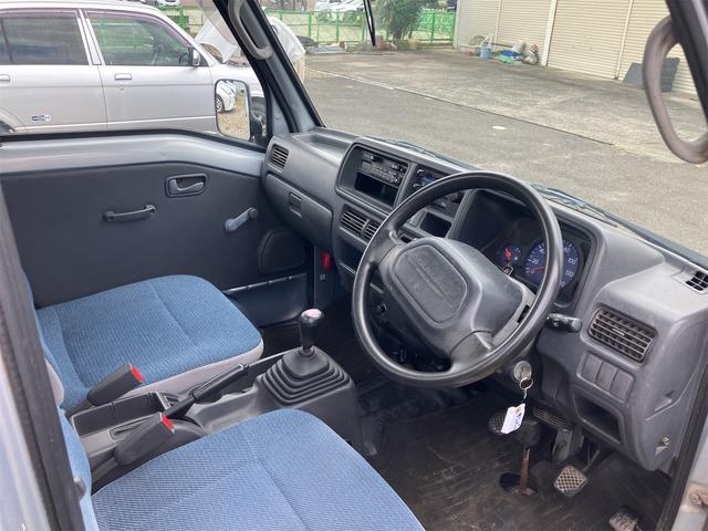 サンバートラック  4WD 軽トラック MT アルミホイール エアコン パワーステアリング 運転席エアバッグ カセット(14枚目)