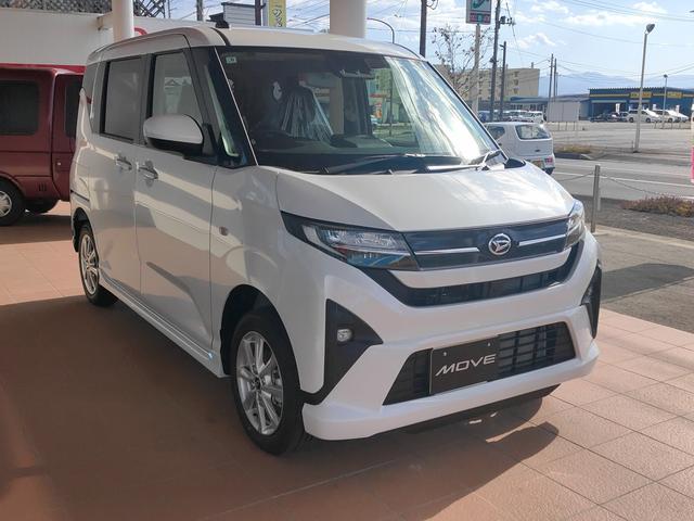 ムーヴ Ｇ　４ＷＤ　届出済未使用車　衝突被害軽減システム　左側電動スライドドア　オートエアコン　バックカメラ　クリアランスソナー　ＬＥＤヘッドライト・フォグランプ　アルミホイール　オートブレーキホールド機能（6枚目）