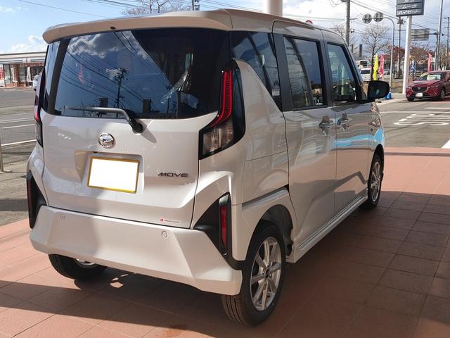 ムーヴ Ｇ　４ＷＤ　届出済未使用車　衝突被害軽減システム　左側電動スライドドア　オートエアコン　バックカメラ　クリアランスソナー　ＬＥＤヘッドライト・フォグランプ　アルミホイール　オートブレーキホールド機能（9枚目）