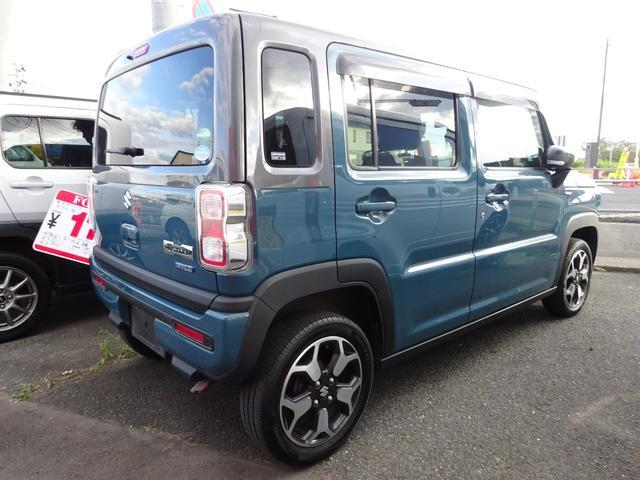 ハスラー ハイブリッドXターボ 衝突被害軽減ブレーキシステム レーンアシスト アイドリングストップ CDプレーヤー スマートキー プッシュスタート 純正アルミホイール(4枚目)