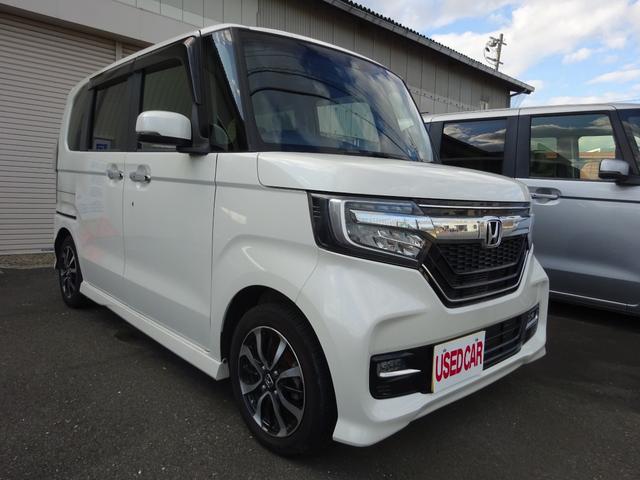 Ｎ－ＢＯＸカスタム Ｇ・Ｌホンダセンシング　衝突被害軽減ブレーキシステム　ナビＴＶ　バックカメラ　ドライブレコーダー　ＥＴＣ　純正アルミホイール　スマートキー　プッシュスタート　レーンアシスト　両側パワースライドドア（2枚目）