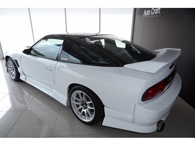 １８０ＳＸ タイプＳ　ＮＡ改ターボ　ワイドフェンダー　ＦＲＰボンネット　ＷＯＲＫ１７インチＡＷ　車高調（2枚目）