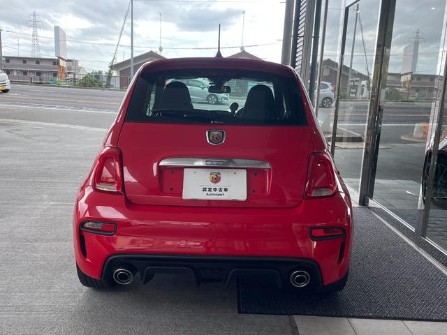 アバルト595 ベースグレード ETC ドライブレコーダー MT CarPlay/Android Auto ボンネットデカール(5枚目)