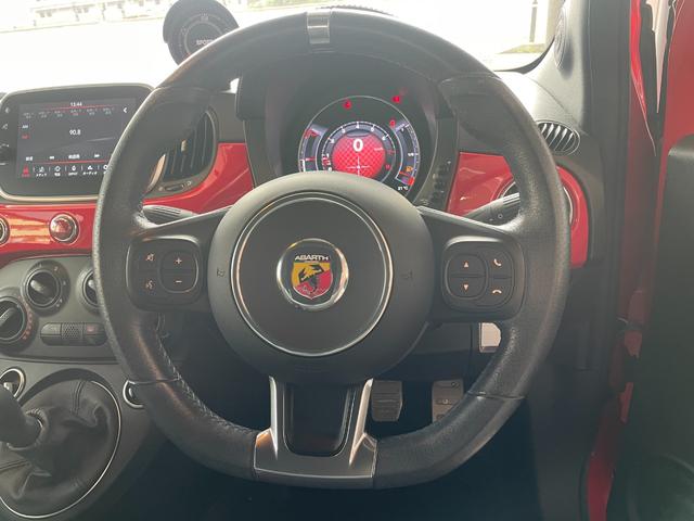 アバルト595 ベースグレード ETC ドライブレコーダー MT CarPlay/Android Auto ボンネットデカール(8枚目)