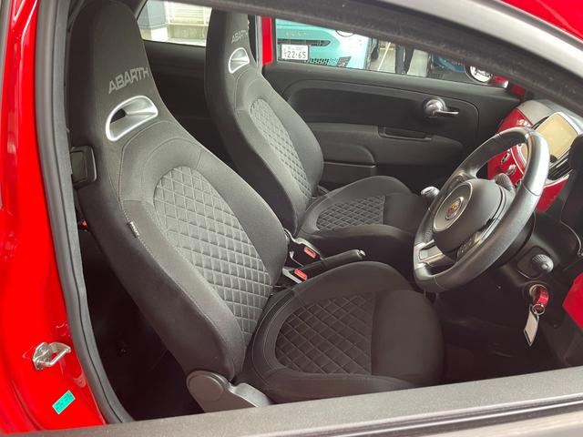 アバルト595 ベースグレード ETC ドライブレコーダー MT CarPlay/Android Auto ボンネットデカール(12枚目)