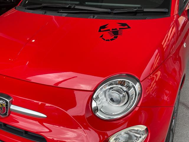 アバルト595 ベースグレード ETC ドライブレコーダー MT CarPlay/Android Auto ボンネットデカール(16枚目)