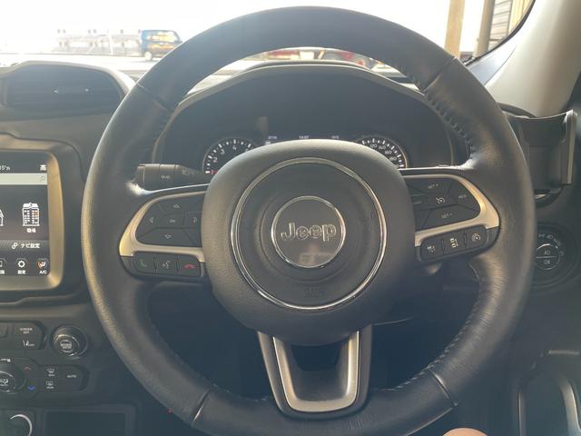 ジープ・レネゲード リミテッド 純正フロアマット ドライブレコーダー ETC フルセグテレビ シートヒーター(7枚目)