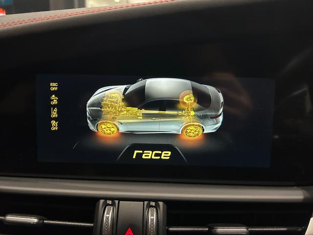 ジュリア クアドリフォリオ カルボニオ 限定車 ETC ドライブレコーダー 純正フロアマット(22枚目)