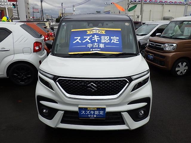 ソリオバンディット バンディット　ＨＹＢＲＩＤ　ＭＶ　２型　４ＷＤ　オーディオレス　全方位カメラ　ドラレコ　オートライト　スライドドア　プッシュスタート　シートヒーター　オートエアコン　スズキセーフティーサポート　４ＷＤ　衝突被害軽減システム　アイドリングストップ（18枚目）