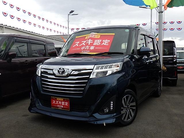 ルーミー カスタムＧ　ＦＦ　ナビ　バックカメラ　ＥＴＣ　バックカメラ　オートライト　プッシュスタート　シートヒーター　オートエアコン　衝突被害軽減システム　アイドリングストップ　横滑り防止機能　衝突安全ボディ　盗難防止システム（3枚目）