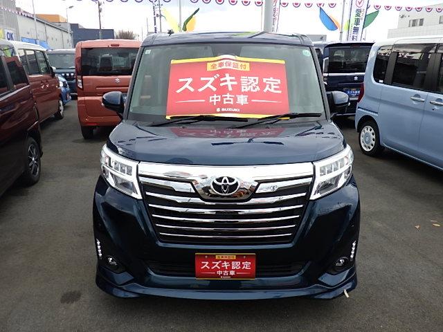 ルーミー カスタムＧ　ＦＦ　ナビ　バックカメラ　ＥＴＣ　バックカメラ　オートライト　プッシュスタート　シートヒーター　オートエアコン　衝突被害軽減システム　アイドリングストップ　横滑り防止機能　衝突安全ボディ　盗難防止システム（4枚目）