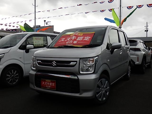 ワゴンR FX 4型 FF CDオーディオ オートライト プッシュスタート シートヒーター オートエアコン スズキセーフティーサポート 衝突被害軽減システム アイドリングストップ 横滑り防止機能(3枚目)