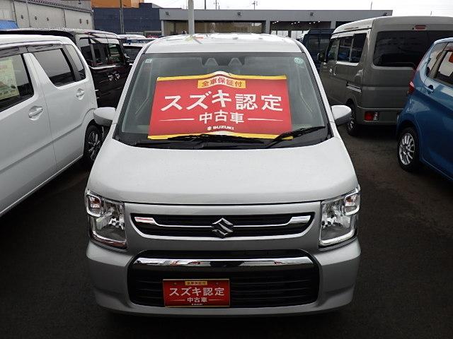 ワゴンR FX 4型 FF CDオーディオ オートライト プッシュスタート シートヒーター オートエアコン スズキセーフティーサポート 衝突被害軽減システム アイドリングストップ 横滑り防止機能(4枚目)
