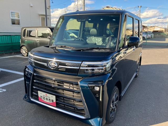 タント カスタムX 届出済未使用車 4WD CVT 660cc ディスプレイオーディオ 両側電動スライドドア 衝突被害軽減ブレーキ 横滑り防止装置 ABS アイドリングストップ プッシュボタンスタート 届出済未使用車(23枚目)