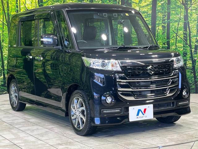 ターボ　４ＷＤ　禁煙車　衝突被害軽減装置　純正ナビ　全方位モニター　両側電動スライド　前席シートヒーター　ＥＴＣ　ＬＥＤヘッドライト　オートエアコン　オートライト　スマートキー　パドルシフト　純正ホイール(17枚目)