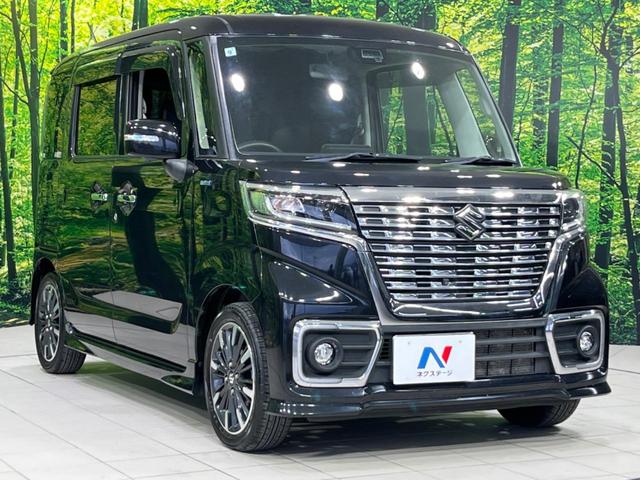 スペーシアカスタム ハイブリッドＸＳ　禁煙車　両側電動スライドドア　セーフティサポート　純正ナビ　バックカメラ　シートヒーター　ＬＥＤヘッド　ＬＥＤフォグ　オートライト　純正１５インチアルミ　革巻きステアリング　ステアリングスイッチ（17枚目）