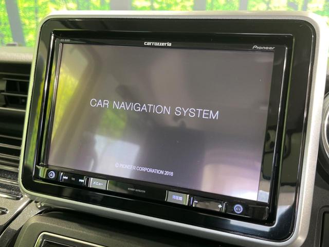 スペーシアカスタム ハイブリッドXSターボ 禁煙車 衝突軽減招致 純正SDナビ 両側電動スライドドア スマートキー クルコン シートヒーター LEDヘッドライト Bluetooth オートライト オートエアコン 革巻きステアリング フルセグ(4枚目)