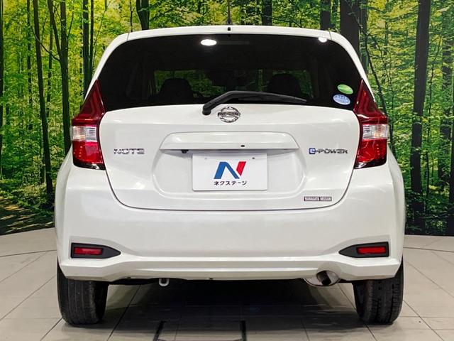 ノート e-パワー X 禁煙車 インテリジェントエマージェンシーブレーキ 純正SDナビ スマートキー LEDヘッドライト オートライト オートエアコン Bluetooth フルセグ 純正15インチアルミホイール(13枚目)