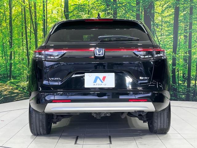 ヴェゼル ｅ：ＨＥＶ　Ｚ　４ＷＤ　純正９インチナビ　全周囲カメラ　衝突被害軽減システム　レーダークルーズ　禁煙車　パワーリアゲート　ハーフレザーシート　コーナーセンサー　スマートキー　ＬＥＤヘッド　ビルトインＥＴＣ（15枚目）