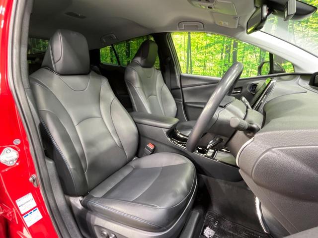 プリウス Aツーリングセレクション 4WD 全周囲カメラ 寒冷地仕様 衝突被害軽減システム レーダークルーズ 禁煙車 レザーシート パワーシート コーナーセンサー スマートキー LEDヘッド ビルトインETC オートハイビーム(8枚目)