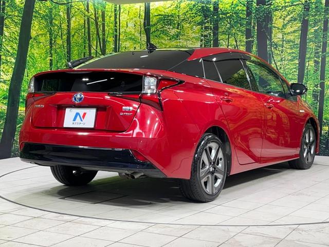 プリウス Aツーリングセレクション 4WD 全周囲カメラ 寒冷地仕様 衝突被害軽減システム レーダークルーズ 禁煙車 レザーシート パワーシート コーナーセンサー スマートキー LEDヘッド ビルトインETC オートハイビーム(17枚目)