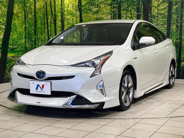 プリウス Ａプレミアム　モデリスタエアロ　衝突軽減システム　４ＷＤ　純正９インチナビ　寒冷地仕様　合皮シート　パワーシート　ブラインドスポットモニター　ヘッドアップディスプレイ　ＬＥＤヘッドライト　Ｂｌｕｅｔｏｏｔｈ再生（60枚目）