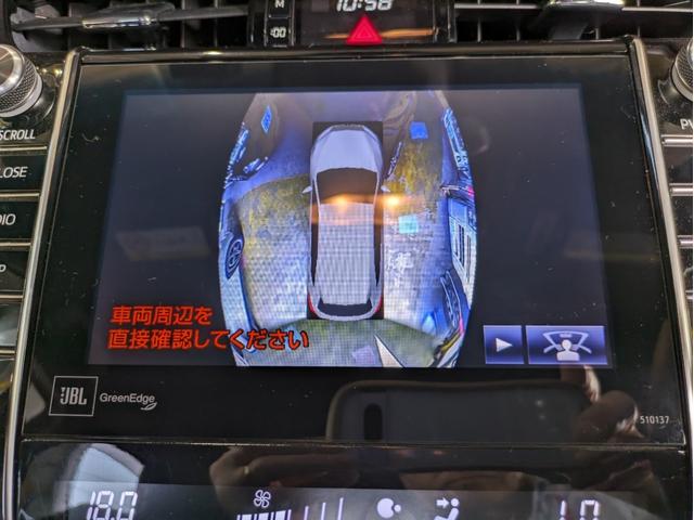 プレミアム　アドバンスドパッケージ　純正９インチＳＤナビ　ＣＤ　ＤＶＤ　フルセグ　Ｂｌｕｅｔｏｏｔｈ　パノラミックモニター　トヨタセーフティセンス　ＴＲＤエアロ　ムーンルーフ　前後ドラレコ　Ｄ席パワーシート　パワーバックドア　ＪＢＬ(22枚目)