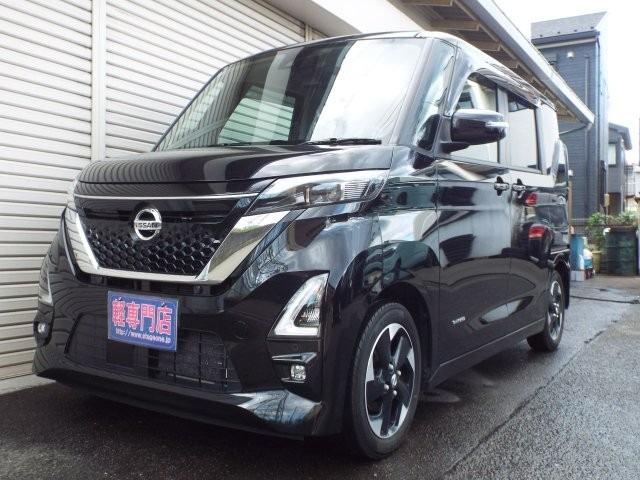 ルークス ハイウェイスター　Ｘ　プロパイロットエディション　エマージェンシーブレーキ　アラウンドビューモニター　両側ハンズフリースライドドア　アイドリングストップ　横滑り防止付き　オートライト　オートハイビーム　ＬＥＤヘッドライト・フォグ　電格ドアミラー（4枚目）