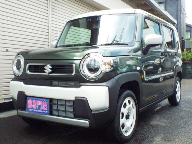 ハスラー ハイブリッドＧ　４ＷＤ　アイドリングストップ　横滑り防止付　シートヒーター　オートライト　ハイビーム　ＬＥＤヘッドライト　クルーズコントロール　電動格納ドアミラー　ヒルディセントコントロール　グリップコントロール　スノーモード　パーキングセンサー（4枚目）