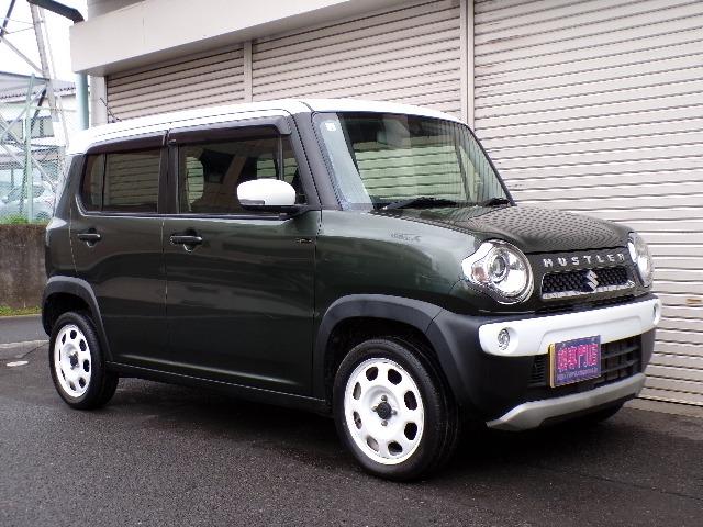 ハスラー Jスタイル 4WD ナビTV DVD CD エネチャージ搭載 レーダーブレーキサポート ディスチャージヘッドライト LEDヘッドライト アイドリングストップ オートライト 横滑り防止付き シートヒーター ヒルディセントコントロール グリップコントロール(2枚目)