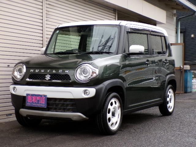 ハスラー Jスタイル 4WD ナビTV DVD CD エネチャージ搭載 レーダーブレーキサポート ディスチャージヘッドライト LEDヘッドライト アイドリングストップ オートライト 横滑り防止付き シートヒーター ヒルディセントコントロール グリップコントロール(4枚目)