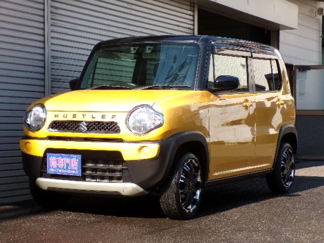 ハスラー Ｇ　Ｓエネチャージ搭載車　ナビＴＶ　ＤＶＤ　ＣＤ　Ｂｔ　バックカメラ　アイドリングストップ　プライバシーガラス　横滑り防止付き　シートヒーター　電動格納ドアミラー　デュアルカメラブレーキ　ステアリングスイッチ　ミラーヒーター　１６インチアルミホイール（4枚目）