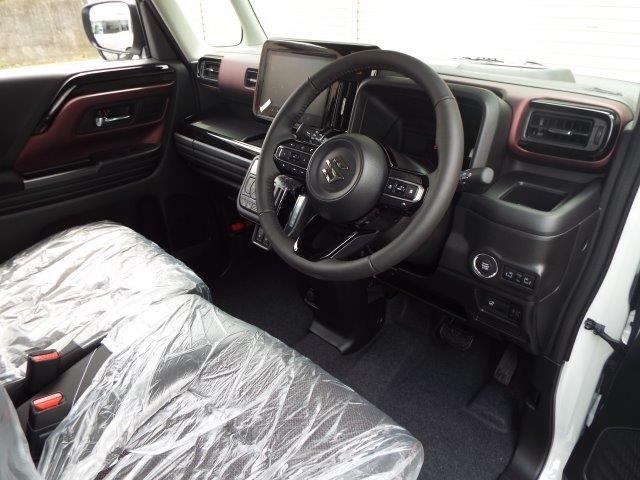 スペーシアカスタム ハイブリッドXSターボ 9型全方位モニター付きナビTV スズキコネクト対応通信機装着車 両側パワースライドドア アイドリングストップ 横滑り防止付 デュアルセンサーブレーキサポート2 オートハイビーム パーキングセンサーLEDヘッドライト フォグランプ(27枚目)