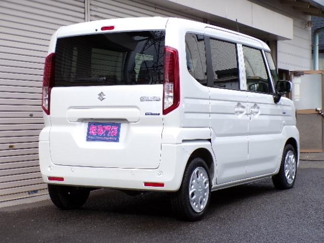 スペーシア ハイブリッドＧ　４ＷＤ　デュアルセンサーブレーキサポート２　ＣＶＴ　アイドリングストップ　横滑り防止付き　シートヒーター　ＬＥＤヘッドライト　オートライト　オートハイビーム　プライバシーガラス　電動格納式ドアミラー　パーキングセンサー　ステアリングスイッチ（5枚目）